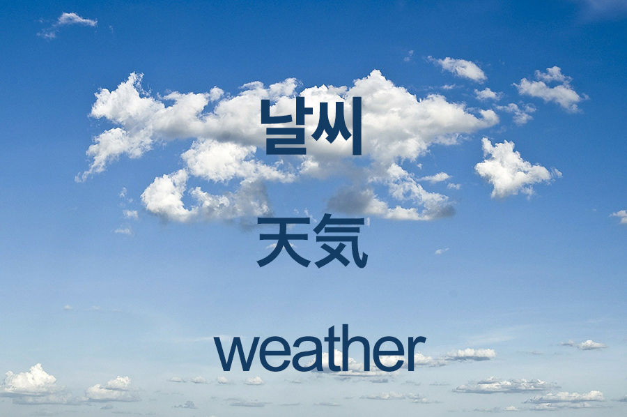 中級 韓国語 天気に関する言葉 を覚える You Love Korea